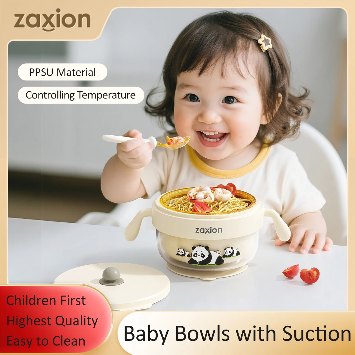 

Детская миска для кормления PPSU с инъекцией воды, изолированная миска с контролем температуры для детских рисовых хлопьев с высоким содержанием железа, портативная миска для малышей