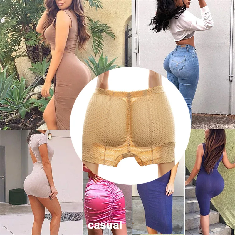 GUUDIA Hip Butt Padded Panties Pads Enhancer Shaper Underwear Cushion Booty Shapewear Enhance Shorts Shapers Bum Hip Lifter Body