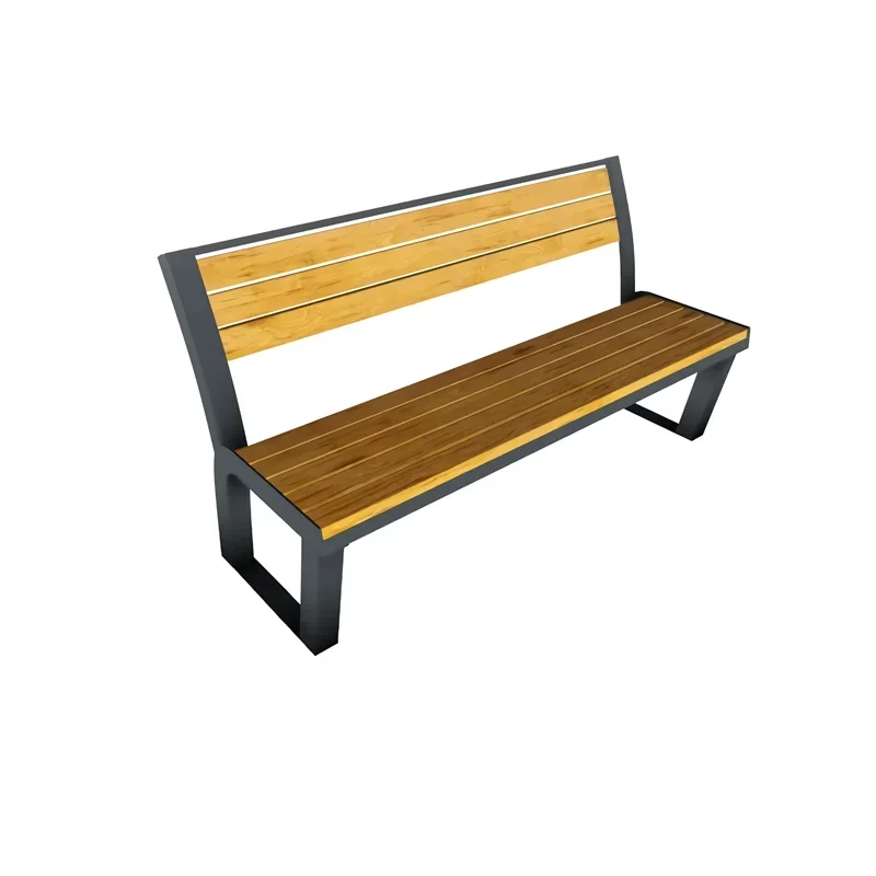 High Quality PREMIUM QUALITY Patio Street Furniture LONG Garden Outdoor Bench Outdoor Chair Metal & Wooden Outdoor Area Optional