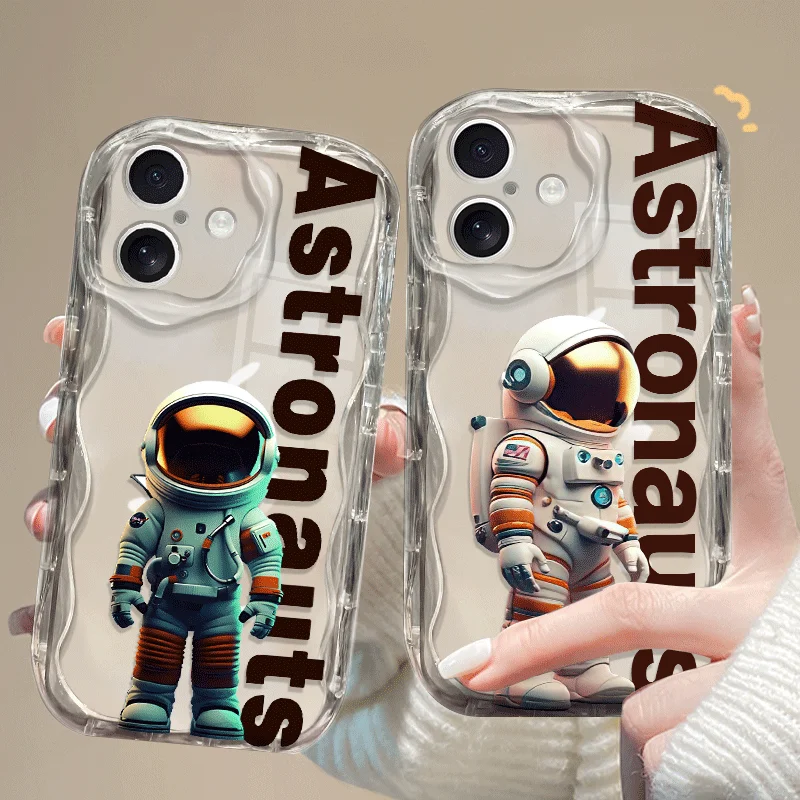 Étui Flexible en TPU pour OPPO A6x A6k A6t A6 5G, housse de protection antichoc, motif d'astronautes, Fundas