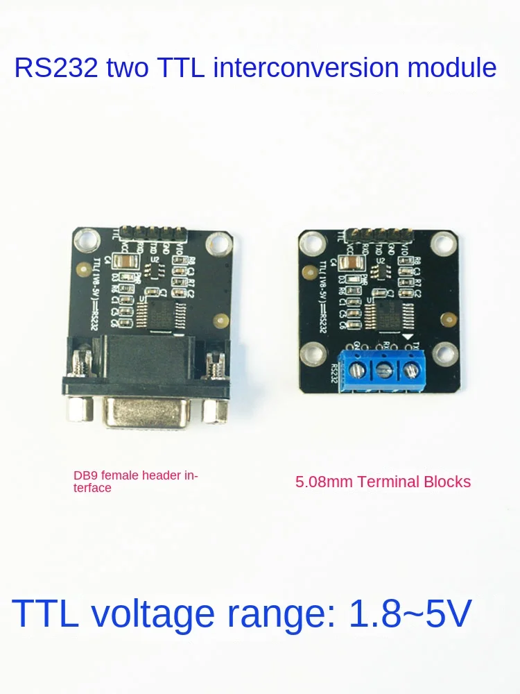 1.8V volt 3.3V5V high-speed 2M2 megabit TTL interchange RS232 module conversion board serial port adapter industrial grade