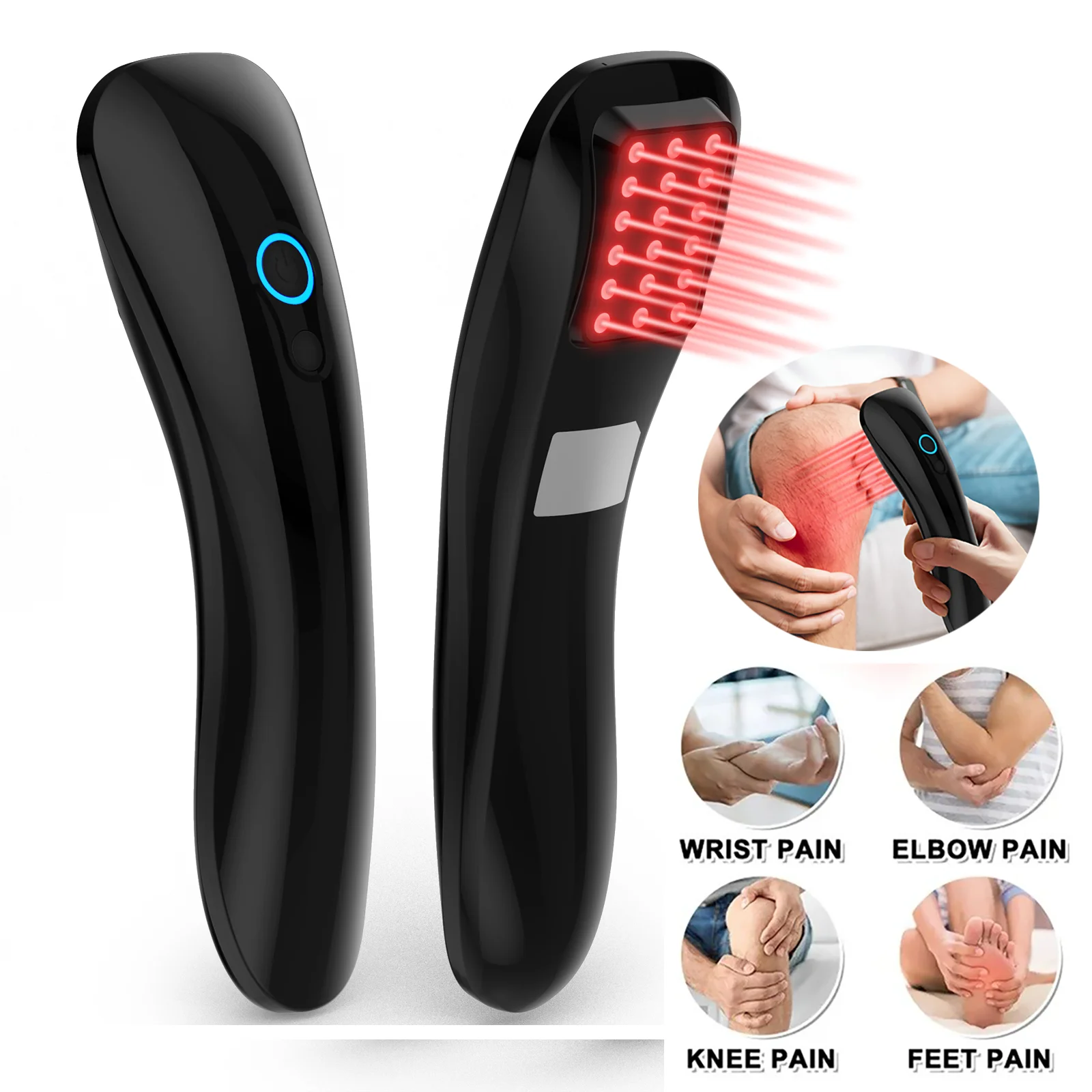 18x620nm Portable Laser Therapy for Body Pain Relief, Deep Tissue Relieve Pain, Joint and Muscle Care, Body Fast Recovery