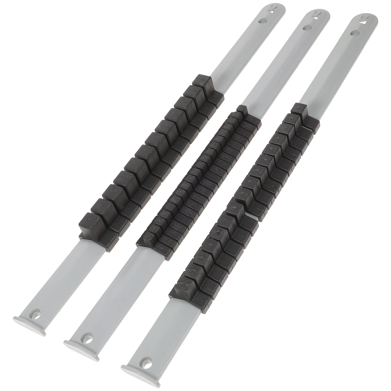 

3pcs Socket Rails ganizer Holder Trays for Toolboxes Storage Magnetic 1 2 Durable Plastic Sturdy Large Capacity Mechanics Style