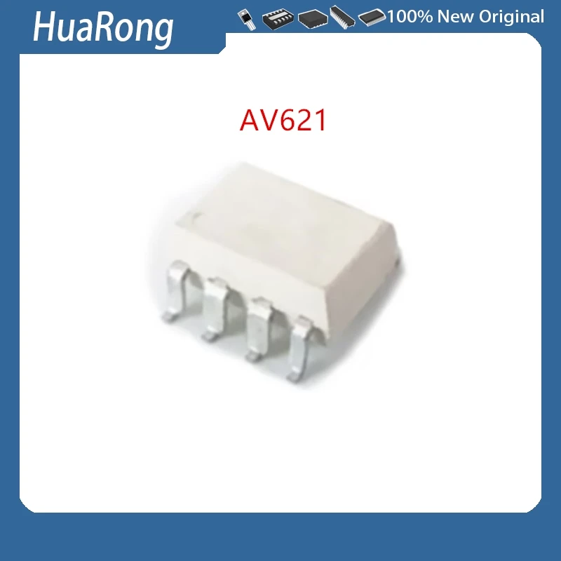 10Pcs/Lot AV621 HCPLV621 HCPL-V621  ASSR-V621 SOP8