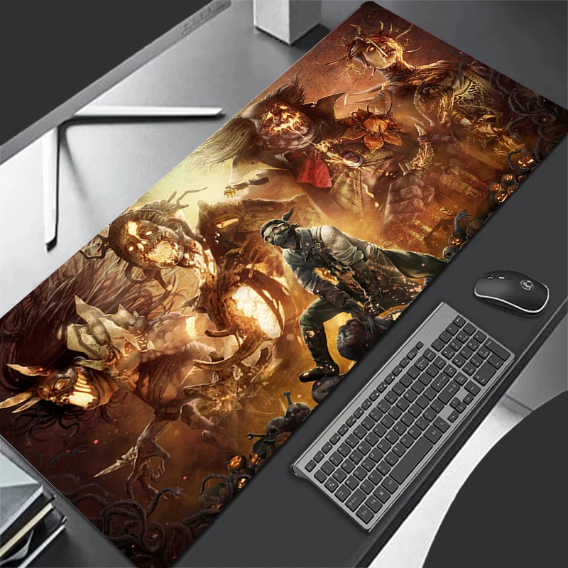 XXL Mouse Pad 800x300 D-Deads B-By D-DaylightS Black Mousepad Office Soft Table Mat Laptop Gaming Large Mouse Mat Anime Deskmat