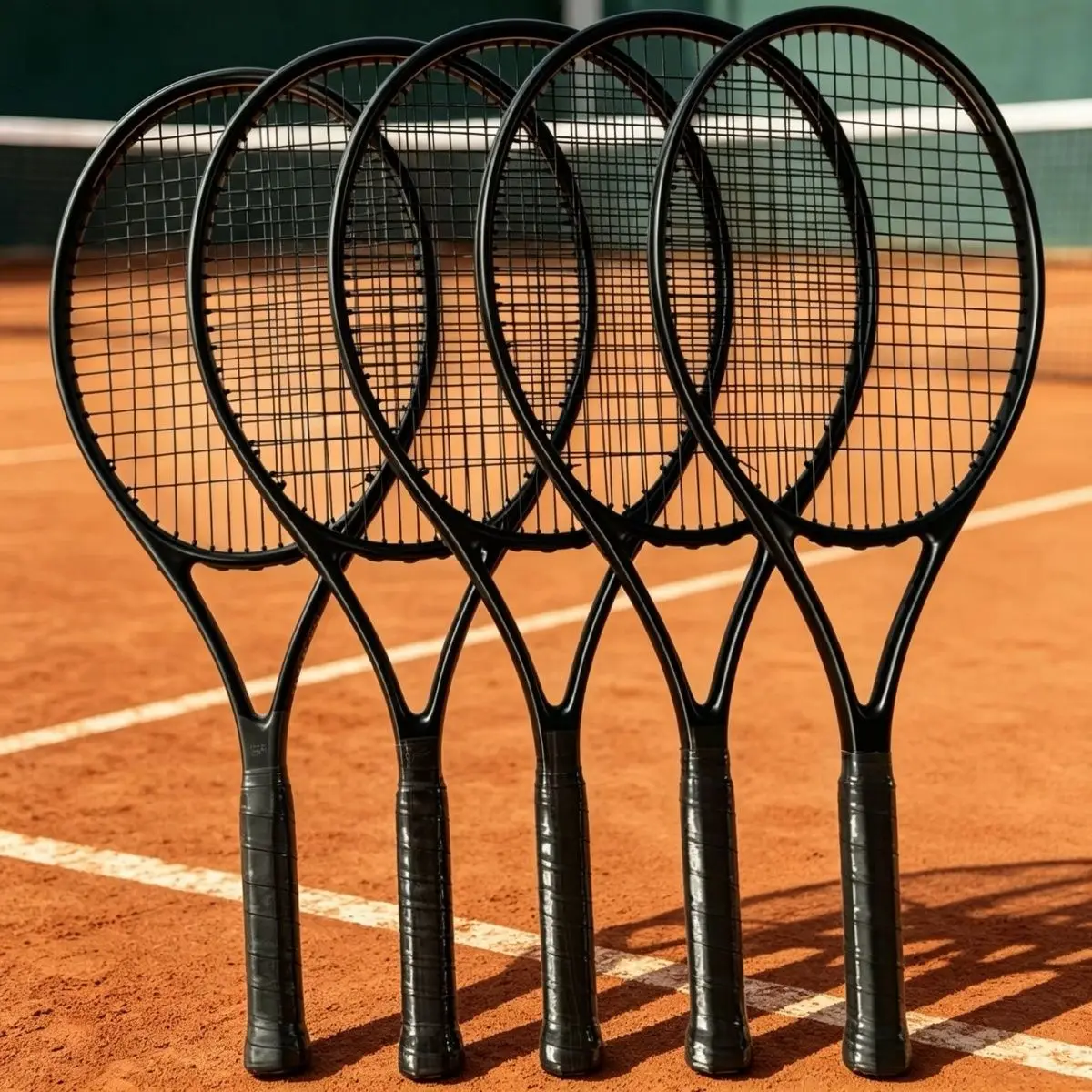Carbon Composite Tennis Racket Small Black Racket V13 Advanced Junior Professional Ultra-light Integrated