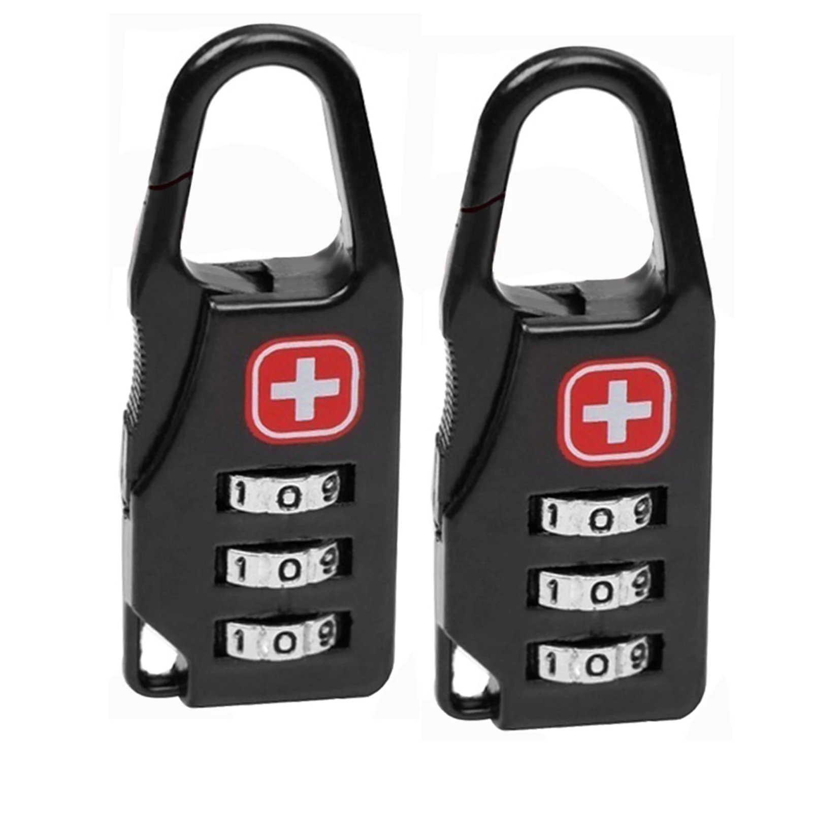 Combination Lock Resettable 3 Digit Padlock with Combination Waterproof and Heavy Duty Combination Padlock Outdoor for School