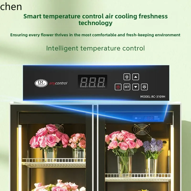 HXL Fresh Flower Preservation Cabinet Commercial Large Capacity Air-Cooled Fresh Flower Display Cabinet Frost-Free Freezer