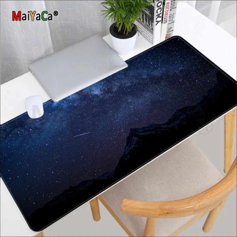 Starry sky Mousepad Custom Skin Desktop Desk Mat Kawaii Gaming Accessories Students Writing Pad for PC Computer Table