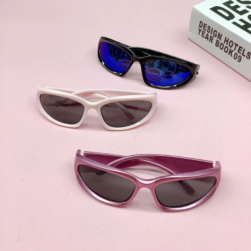 New Kids Polarized Sunglasses Cute Children\'s Sports Y2k Sun Glasses Children Riding Hiking Protection Glasses UV400 Eyewear