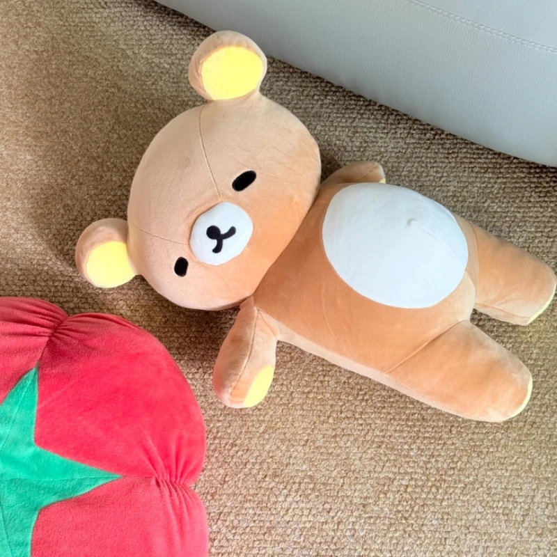 36-72 سنتيمتر لطيف الكرتون الدهنية Rilakkumas ألعاب من نسيج مخملي دمية النوم عناق وسادة وسائد أريكة ديكور السيارات الداخلي هدايا عيد