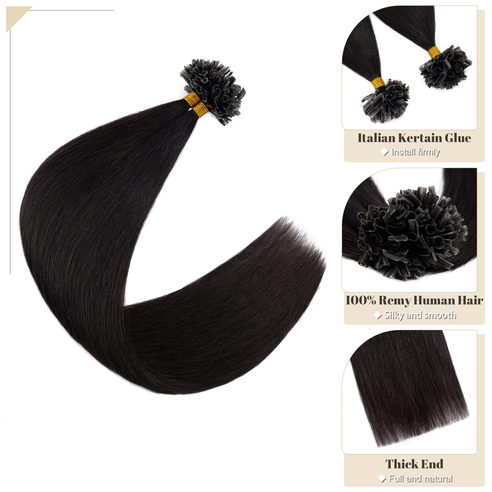 

Наращивание волос с U-образным кончиком Человеческие волосы Натуральные черные 50s 50g U-образные кончики Наращивание человеческих волос ITip Наращивание человеческих волос 20 дюймов U-образный кончик