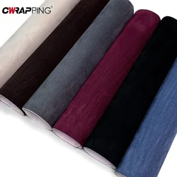 Car Body Film Vinyl Wrap Decal Vinyl Wrap Self-Adhesive Auto Interior Door Suede Stickers Leather Repair for Car Accessories