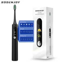 SOOENJOY NB-1 Sonic Electric Toothbrush Smart LCD Screen Sonic Tooth Brush DIY Mode Automatic Cleaner Adult IPX7 Waterproof