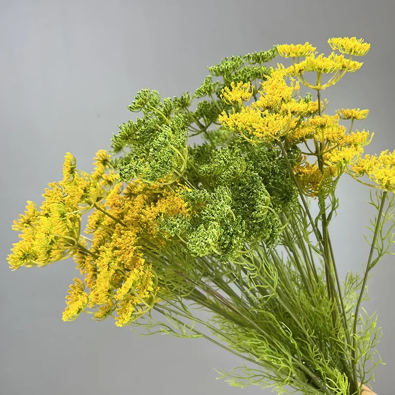 

Simulation Flowers Silk Laces Florist Green Plant Wedding Decorative Artificial Lace Pink Yellow Fake Flower Cafe Decoration