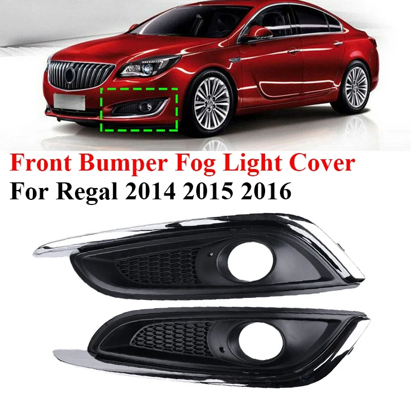 For Buick Regal 2014 2015 2016 Front Bumper Fog Light Cover Fog Lamp Frame