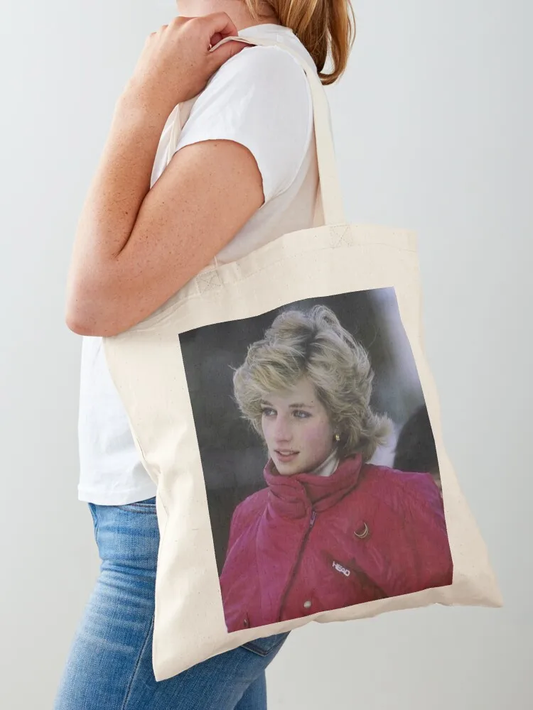 

Princess diana casually pretty Tote Bag reusable shopping bags Canvas stote bag Lady bags foldable reusable bag