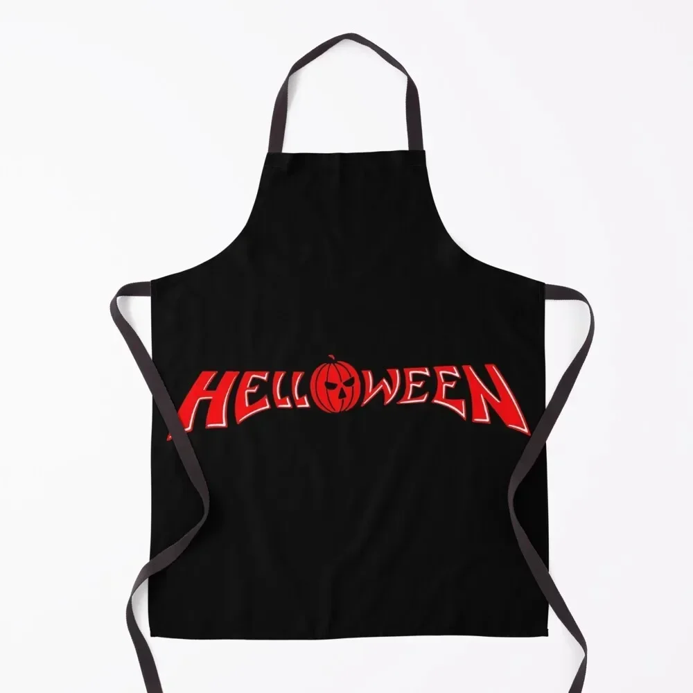 helloween [ T-shirt Band ] Apron Restaurant waterproof for women chef costume Apron
