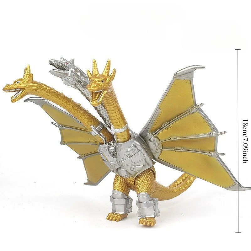 New Godzilla Series Mothra Ghidorah Three-headed Dragon Ornaments Figure Anime Action Figures Model Toys Gift - view 4