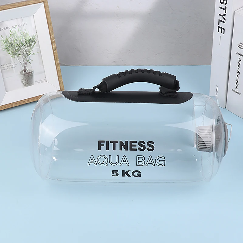 Fitness Aqua Water Bag With Inflator Gym Equipment Weight Bag Lifting Bodybuilding Material Tools Home Gym Weight Bag