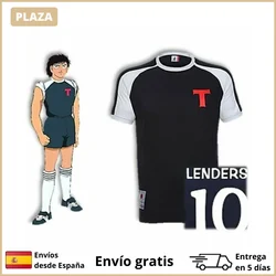 Camiseta de fútbol de OLIVER y BENJI MARK, TOP Tsubasa, Capitán Nanatsu, Camiseta de cuello redondo