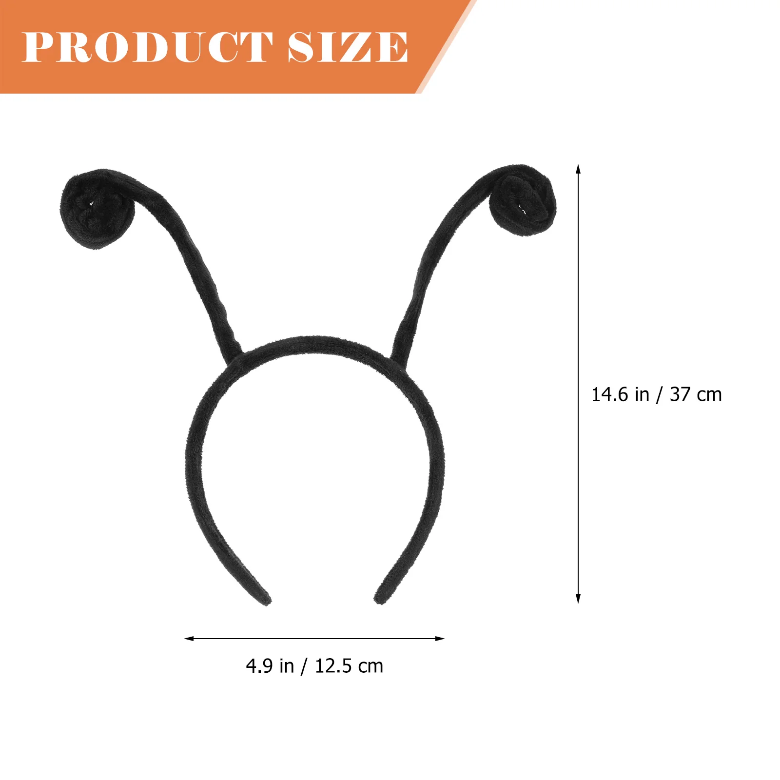 1 conjunto de antena preta bandana máscara de renda halloween cosplay acessórios de festa decoração de cabelo para festival baile de máscaras traje wear