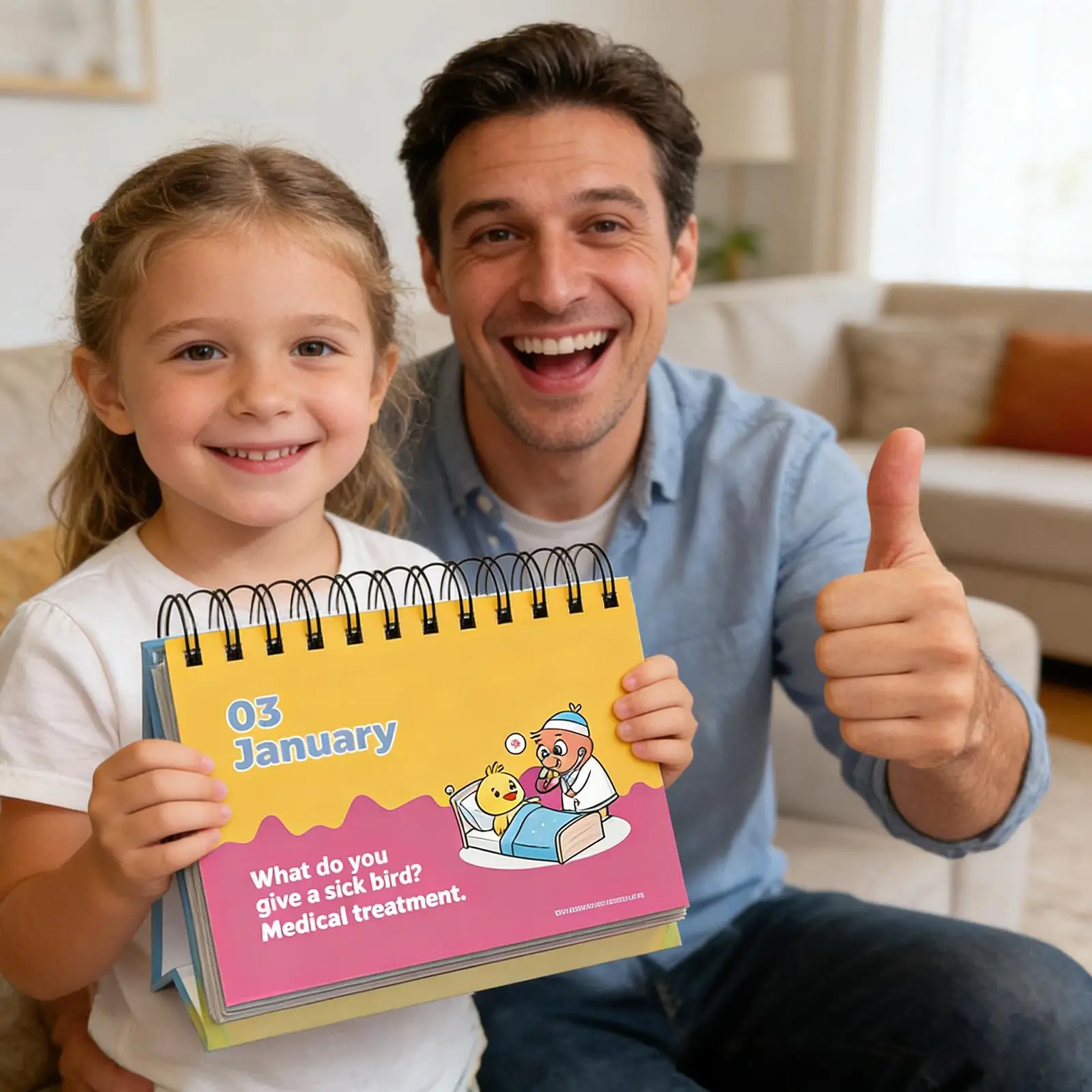

Kids Joke Calendar 2026 Funny Perpetual Silly Notes Fun Joke a Day Calendar for Kids for Boys Girls Children Family Home Office