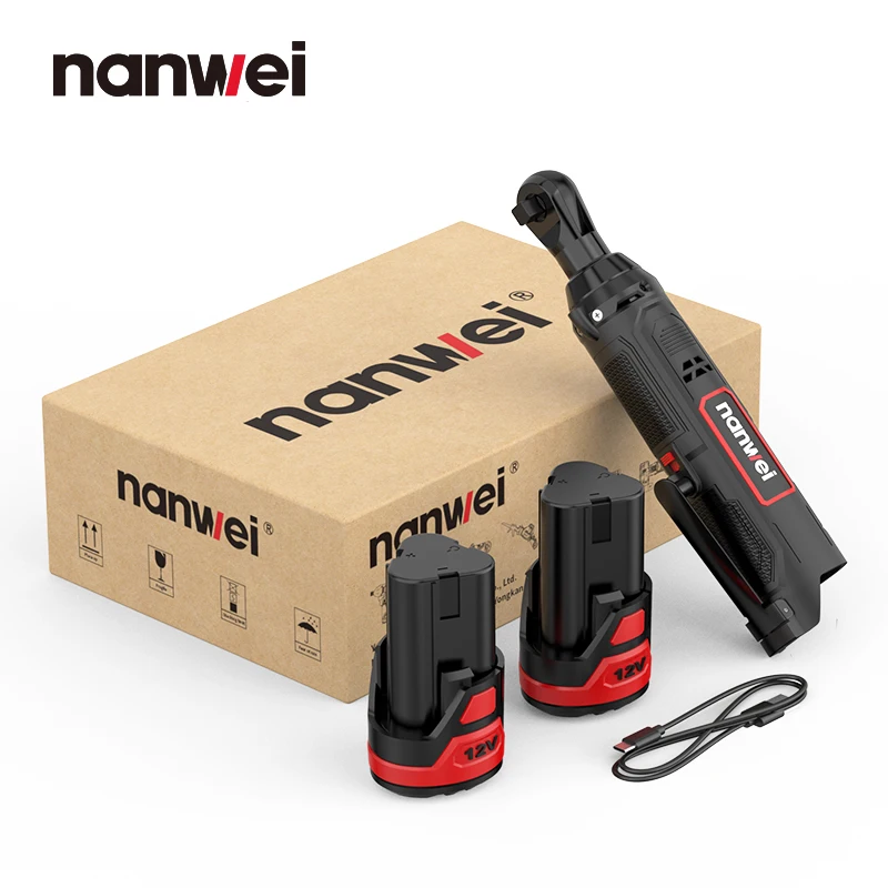 NANWEI MINI 12V Lithium Ratchet / 300rpm / Type-c Charging interface / Pipe maintenance / Car repair