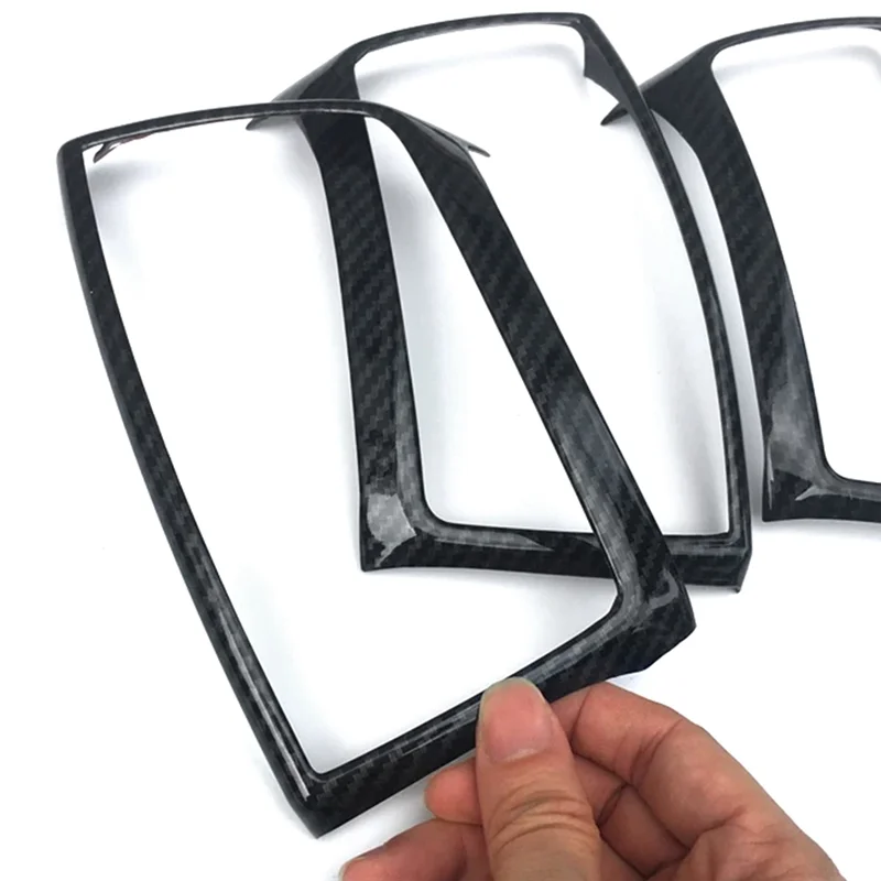 

A66P-Side Wind Air Vent Outlet Panel Frame Cover Trim ABS Dashboard Sticker For Ford Ranger Everest Endeavour 2015-2019