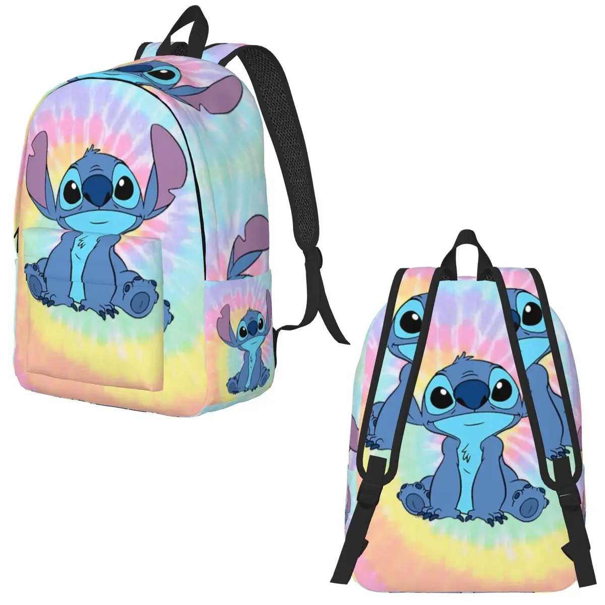 Krawatten stich Merch Rucksack Grundschule High College Schüler Bücher tasche Teenager Tages rucksack im Freien