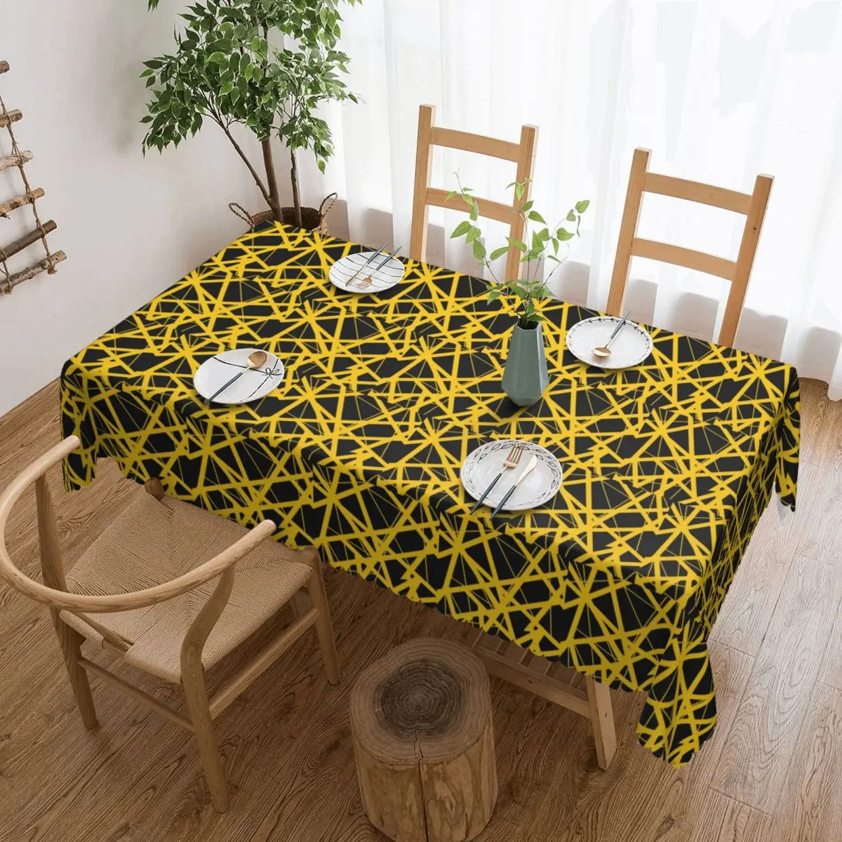 EVH Authentic Stripes Design Tablecloth Restaurant Kitchen Rectangular Tablecloth Tablecloth Outdoor Dining Table Cover