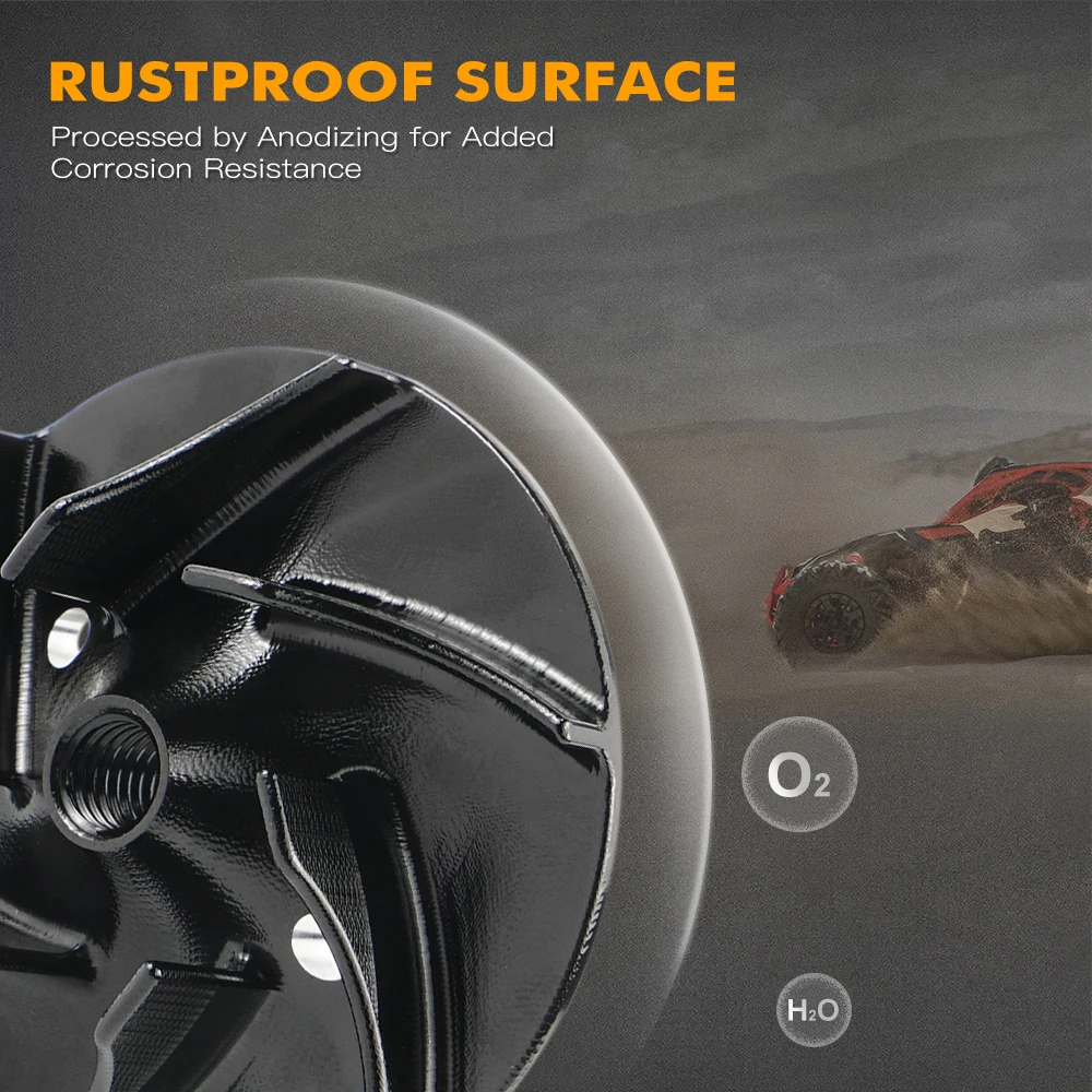 ل Can-Am Maverick X3 Max R 4x4 XDS XMR XRC XRS توربو DPS دفاعة مضخة المياه استبدال 420822750 UTV الألومنيوم الملحقات #3