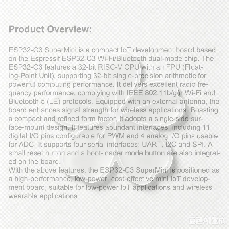ESP32-C3 Development Board 4MB Flash CORE Board FOR ESP32 Super Mini Development Board FORESP32 Development Board WiFi Bluetoot