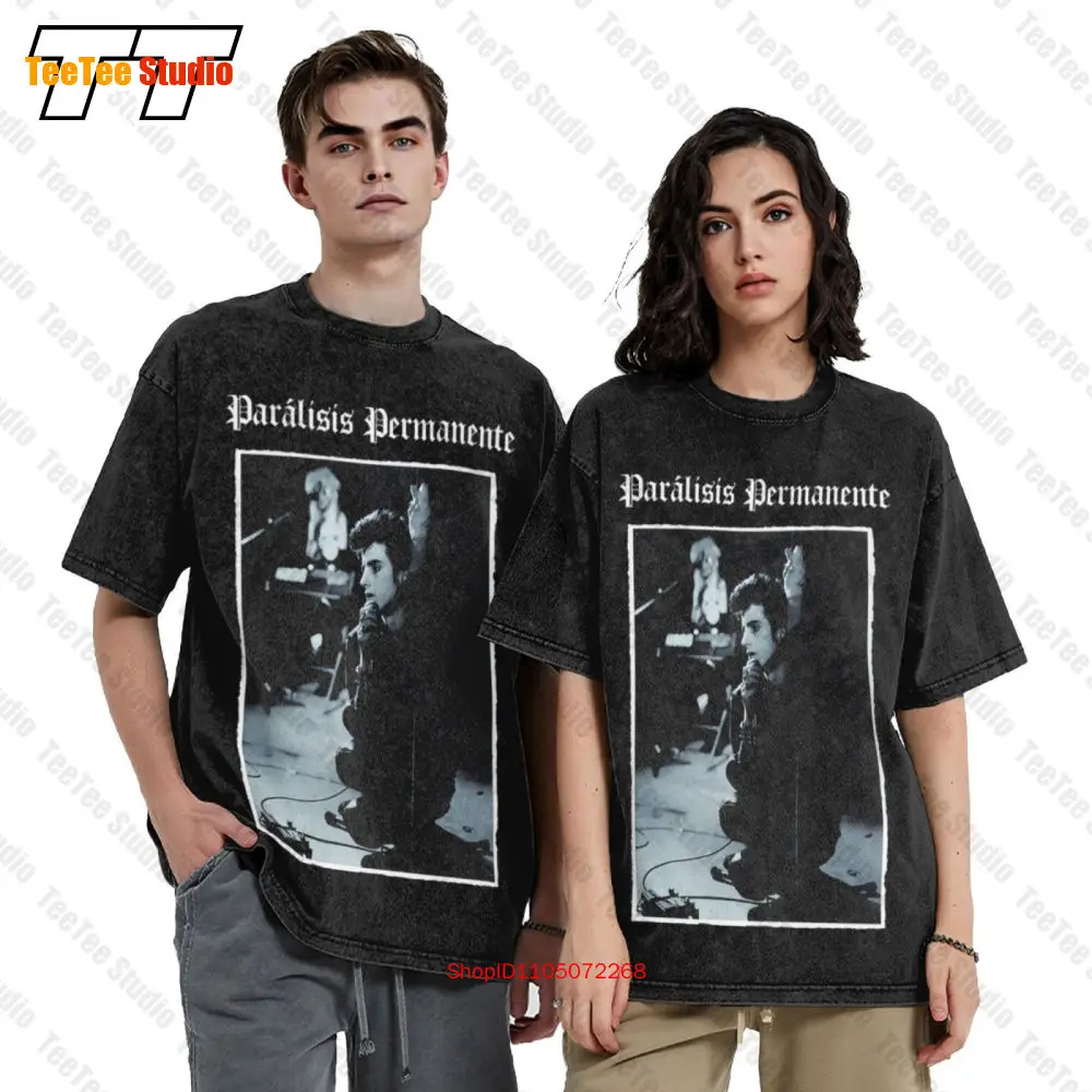 تي شيرت Paralisis Permanente Vintage كبير الحجم MVLB