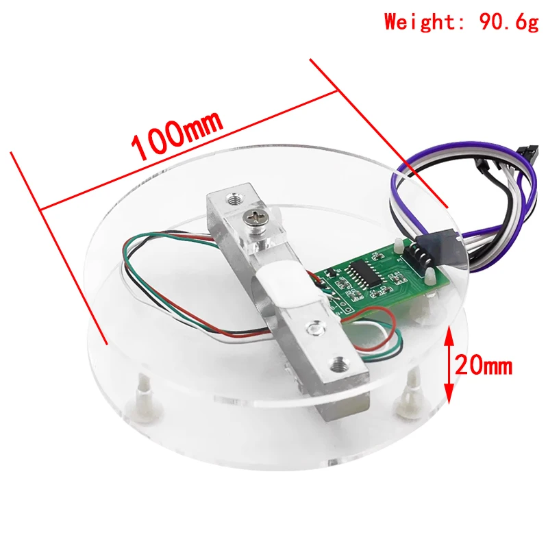 Digital Load Cell Weight Sensor HX711 AD Converter Breakout Module 5KG 10KG Portable Electronic Kitchen Scale for Arduino Scale