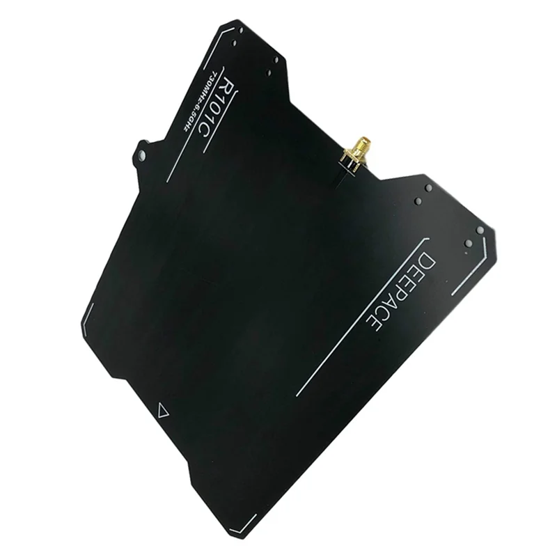 1Pc Antenna High Durable R101C 730Mhz-6.5GHz 7DBi Ads-B UWB Antenna Wideband Directional Antenna 23X22.5cm Black