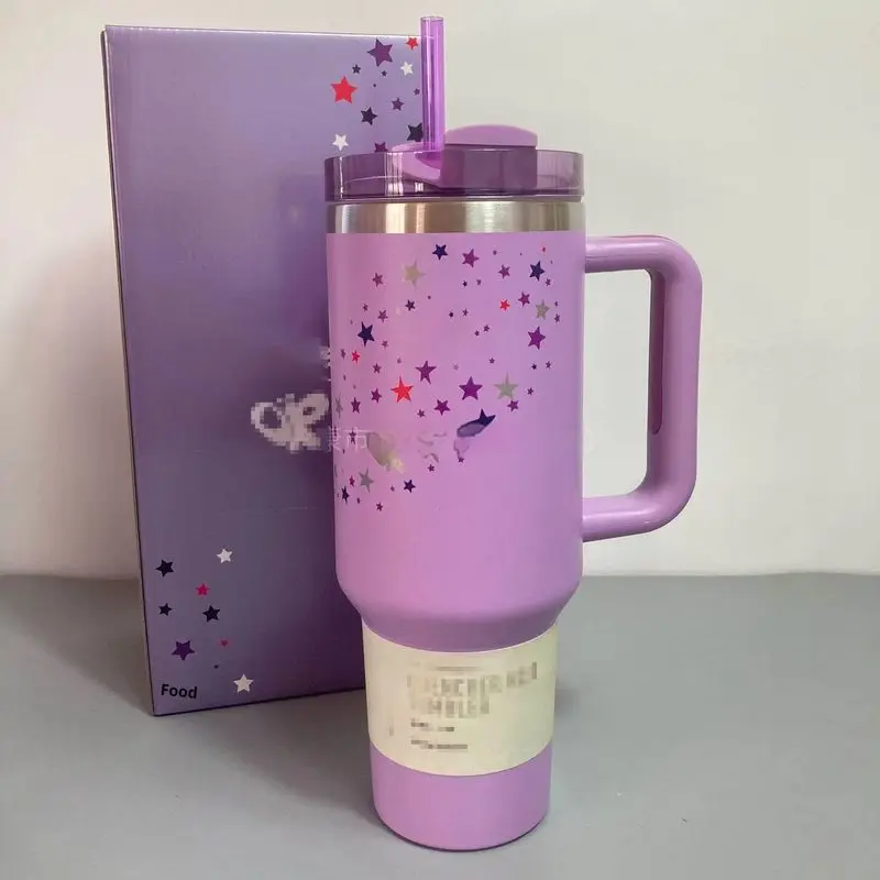 Stitch 40oz 304 copo de carro de aço inoxidável com canudo para crianças estilo americano isolado portátil copo veículo-montado brinquedo presente