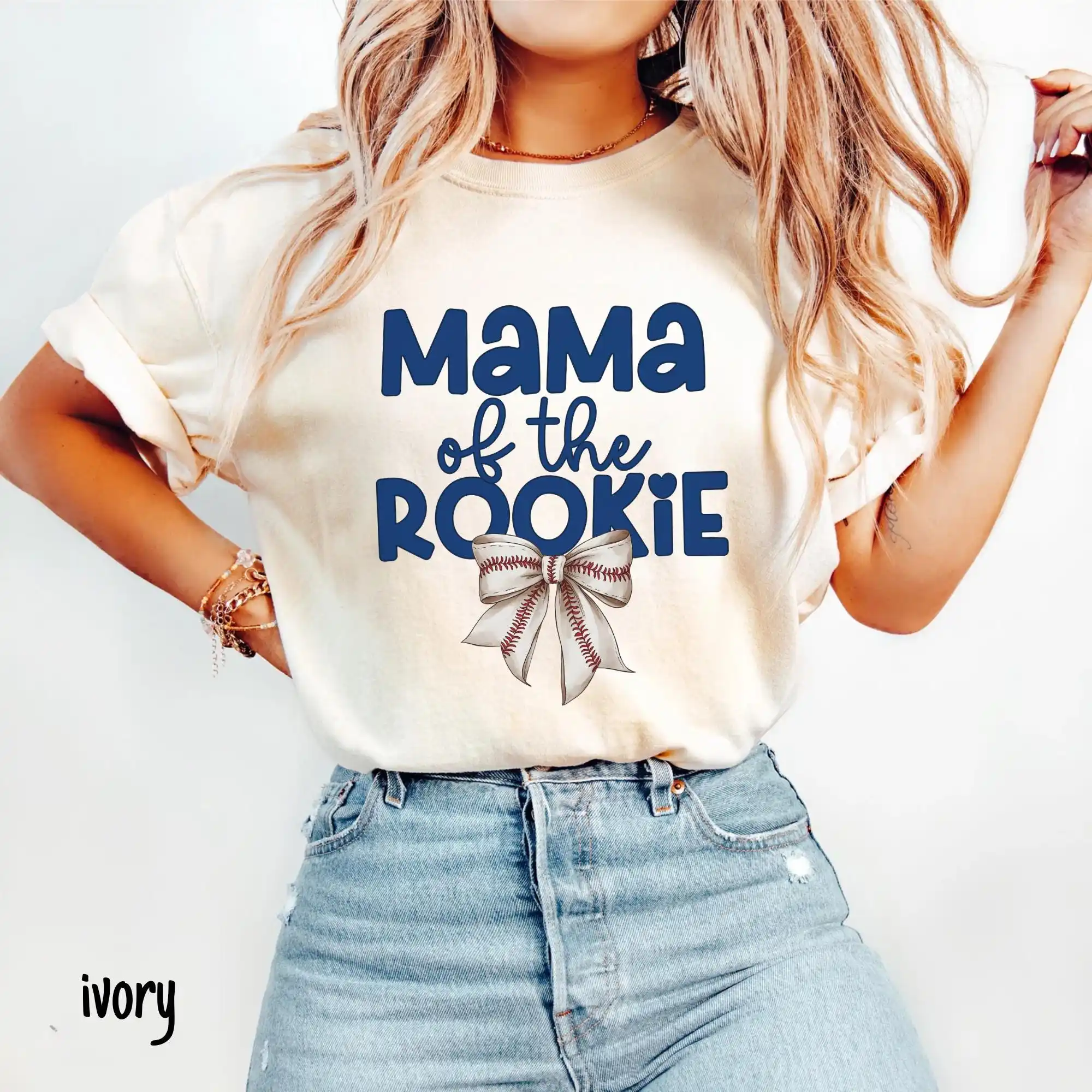 

Rookie Year First Birthday Mama Baseball Theme 1st T Shirt Mom Of The Dada Family