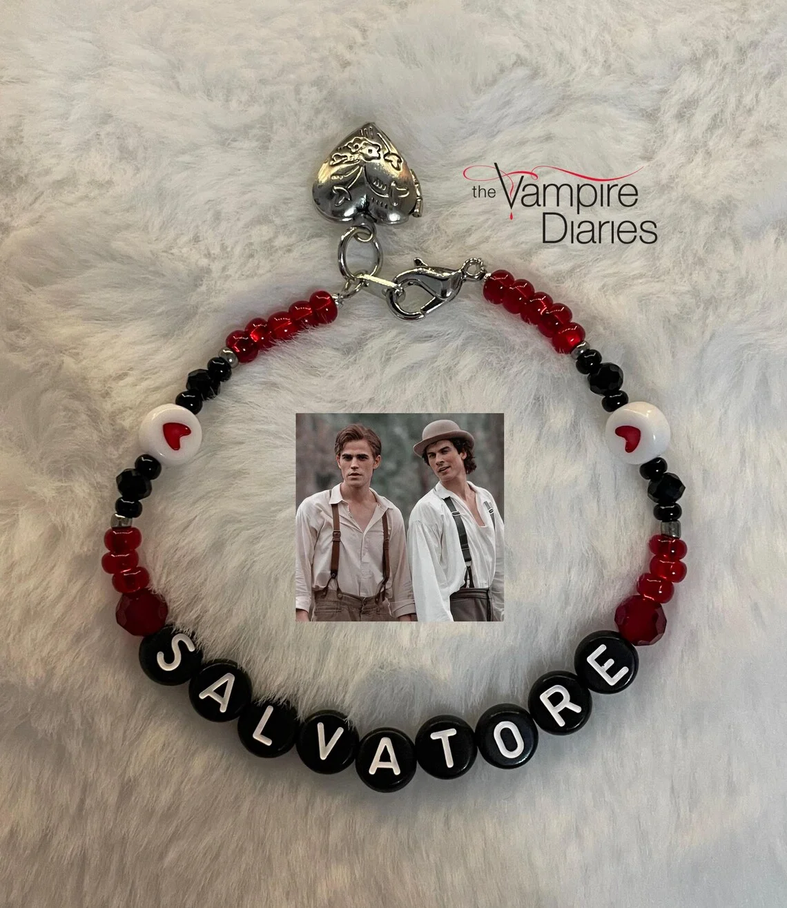 Y2K Jewelry The vampire diaries inspired beaded bracelets Damon, Stefan Salvatore, Klaus, Elijah Mikaelson, Enzo, Kai Parker