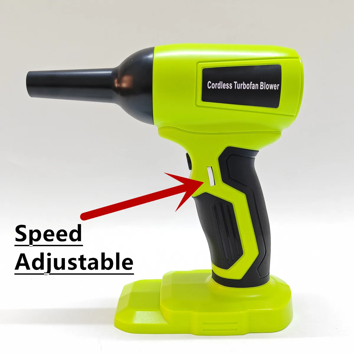 Untuk baterai Ryobi 18V kipas turbo tanpa kabel 130000   RPM Air Duster Electric Air Blower Debu Meniup Mini Jet Fan Alat Bersih Rumah