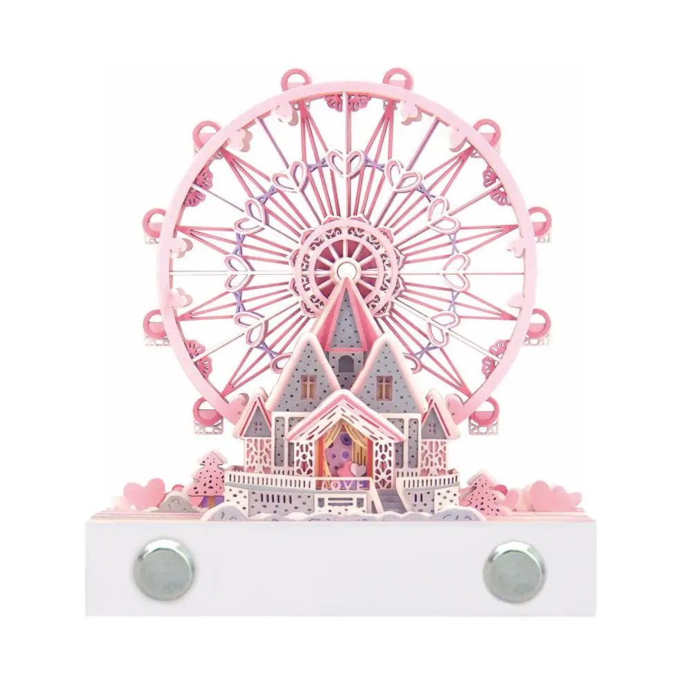 Ferris Wheel Three-dimensional Sticky Note Paper Castle Model Business The 2024 Year Of Gifts 3d Dragon Carving Paper Calen I7n0