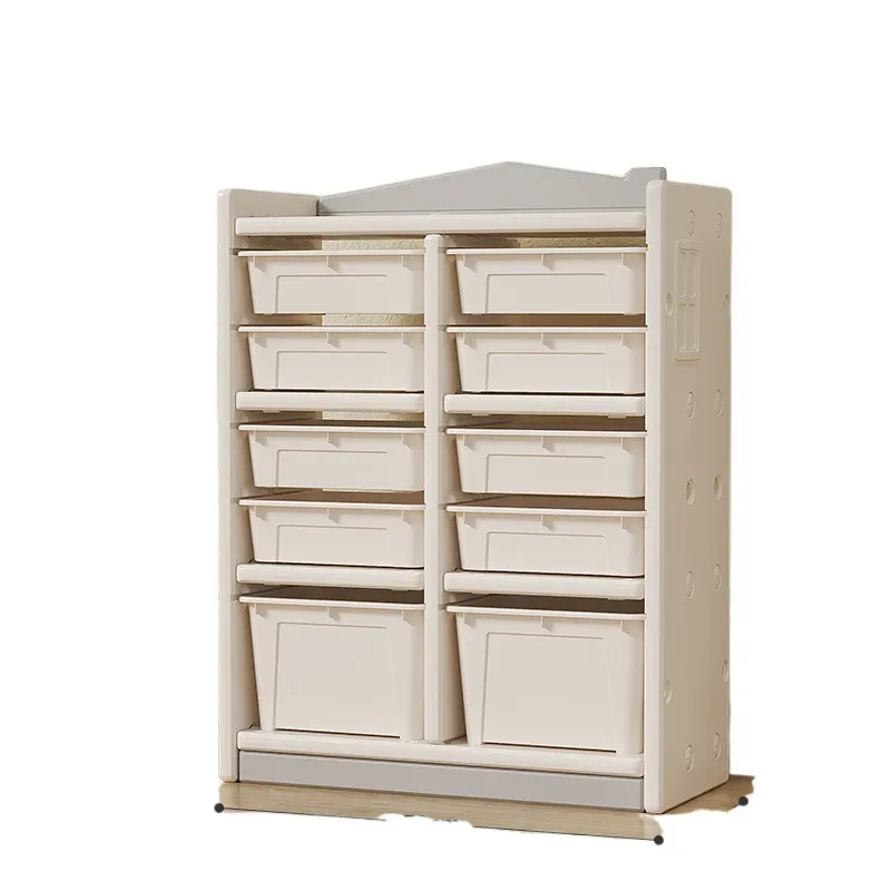 Multi-layer storage cabinet Children's room storage Multifunctional picture book cabinet