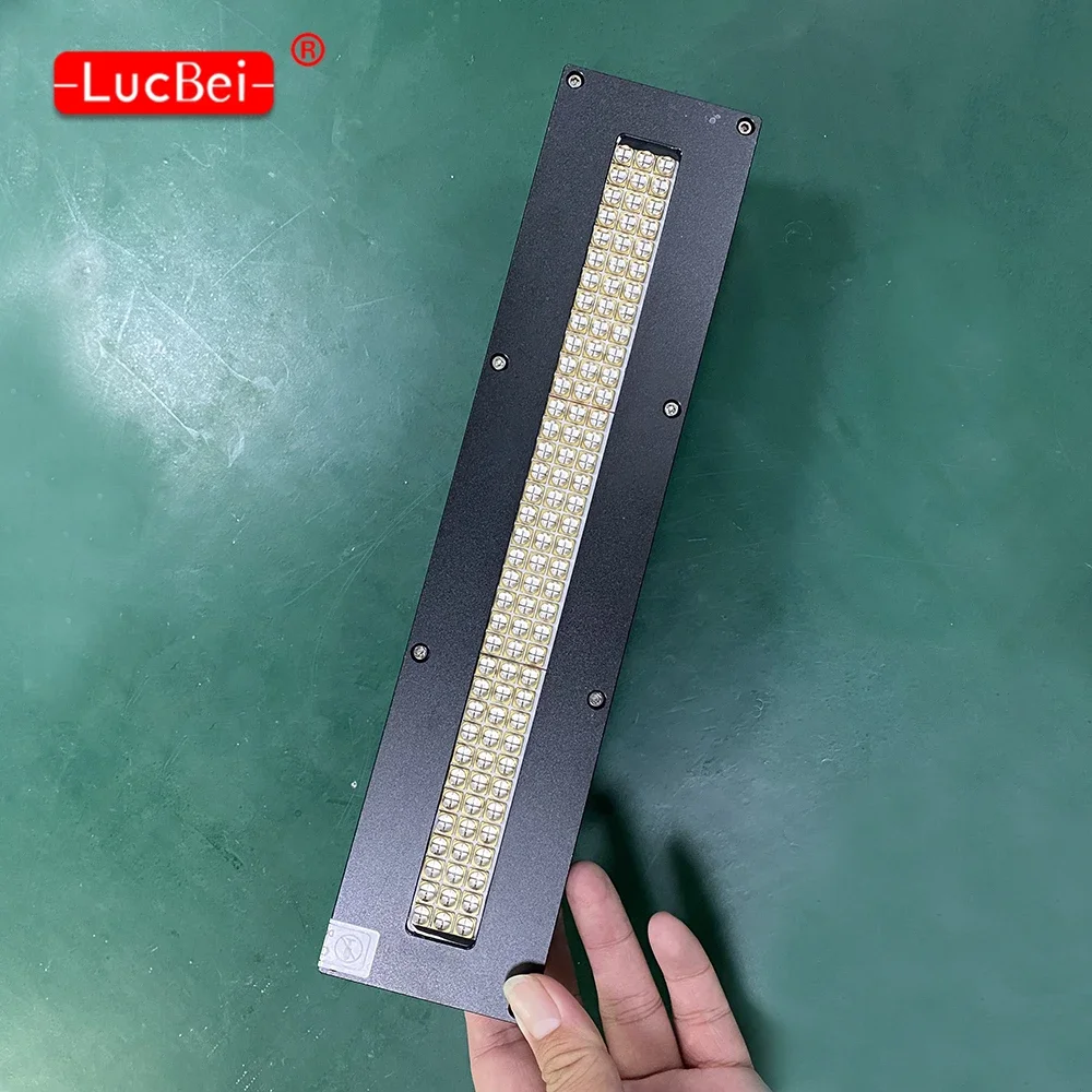 โคมไฟ LED UV 395NM 1200วัตต์สำหรับเครื่องพิมพ์แบบแบนระบบยูวี HT3200UV-K บนหัวพิมพ์ Konica 1024i Kyocera หมึก UV สำหรับบ่มหมึก385NM แสง