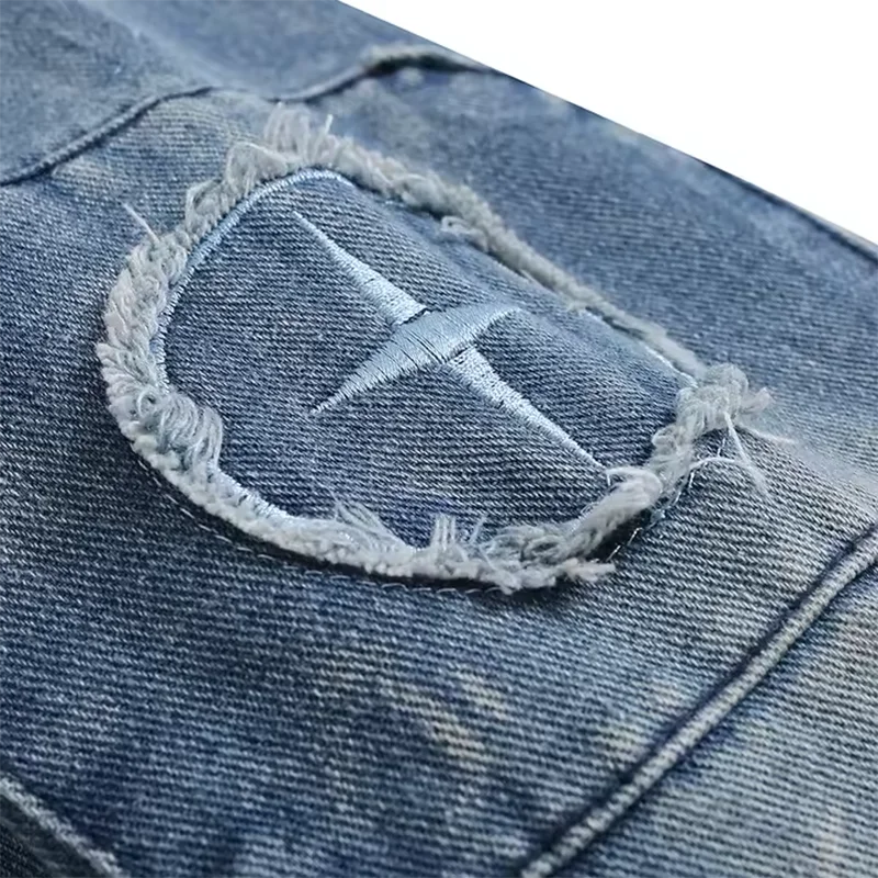 Y2K Harajuku الدنيم سترة رجالي يندبروف دراجة نارية معاطف الخريف غسلها القديمة الدنيم سترة موضة شارع العليا ملابس خارجية غير رسمية