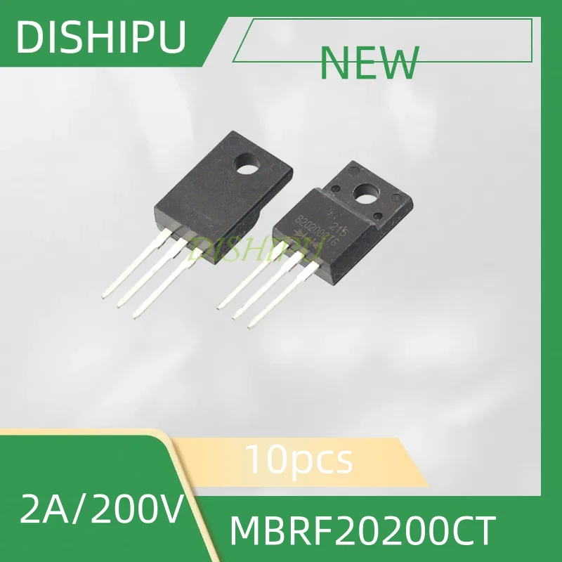 

10PCS MBRF20200CT Schottky Diode 21/200V liquid crystal rectifier TO-220