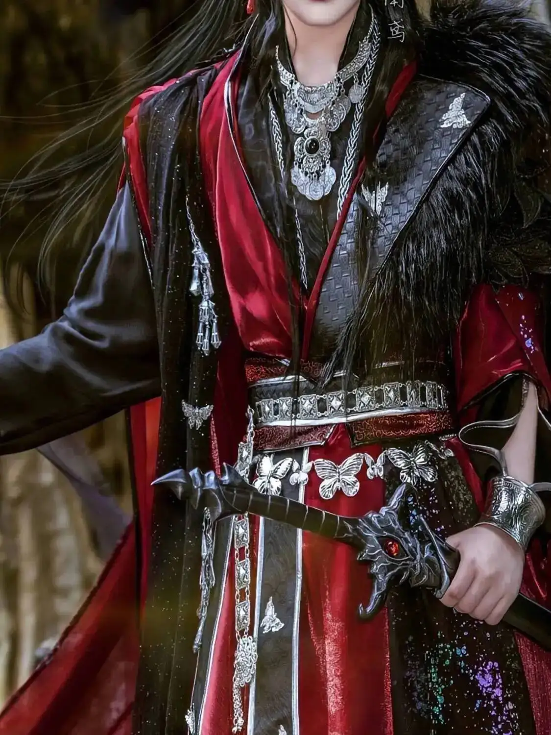 Costume de cosplay complet Hanfu de Xie Lian et Hua Cheng de la série télévisée chinoise TGCF Tian Guan Ci Fu