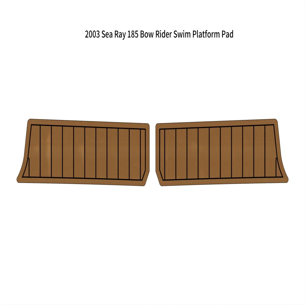 

Swim Platform Pad Boat EVA Foam Teak Deck Floor Mat For 2003 Sea Ray 185 Bow Rider