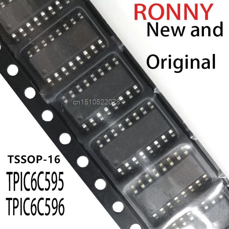 10PCS  New and Original   TPIC6C595DRG4 6C959  TPIC6C596DR 6C596 tssop-16 TPIC6C595 TPIC6C596