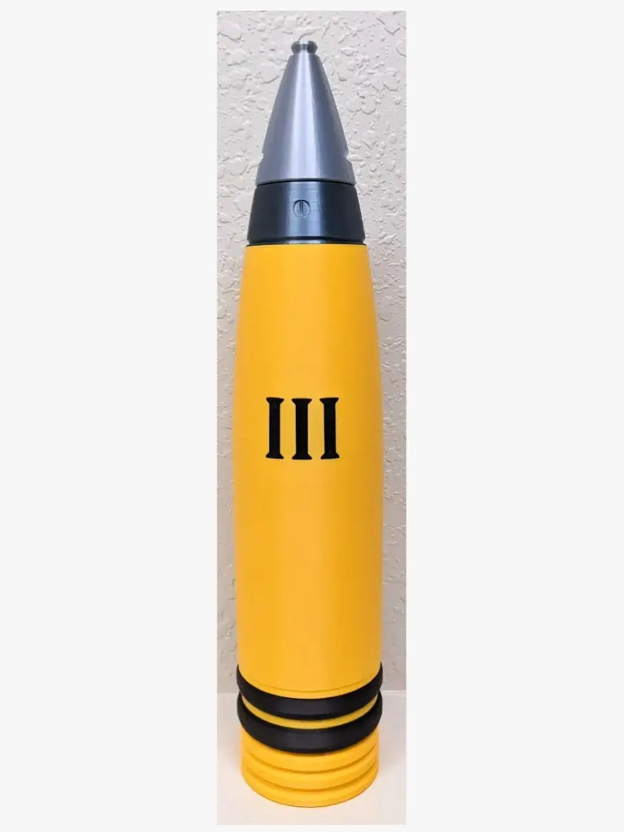 

3D Print 88mm HE Tank Shell Model Toy 1:1 Scale Static Assembly German WW2 Tiger Tank Military Collectible