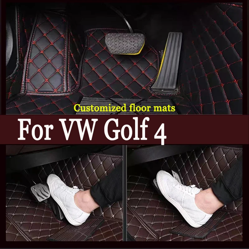 

Car Floor Mats For VW Golf 4 MK4 1998~2003 DropShipping Center Auto Interior Accessories Leather Carpets Rugs Foot Pads
